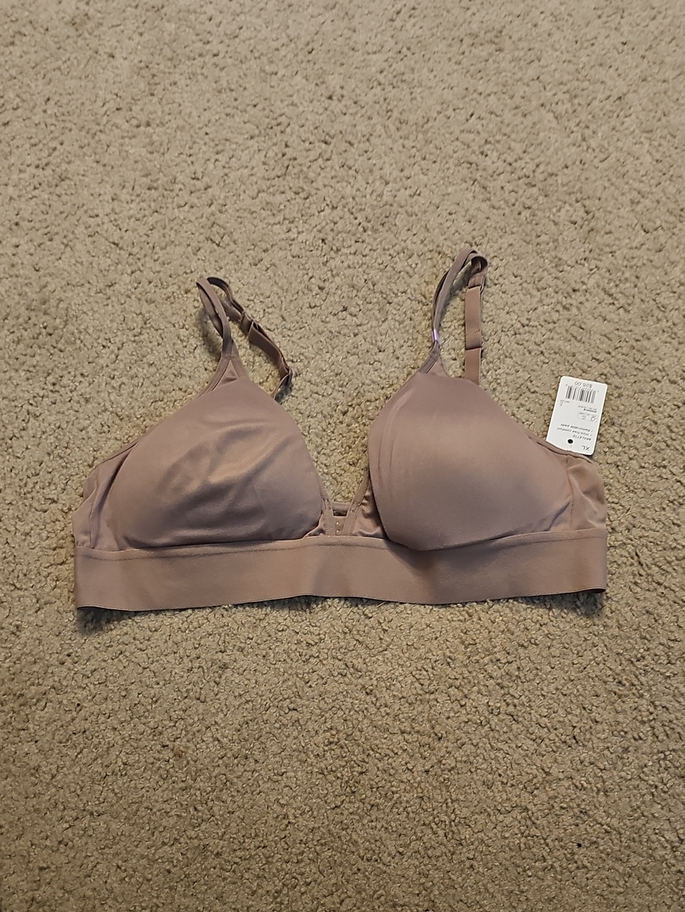 SO Wireless Taupe Bralette - Smooth Everyday Support
